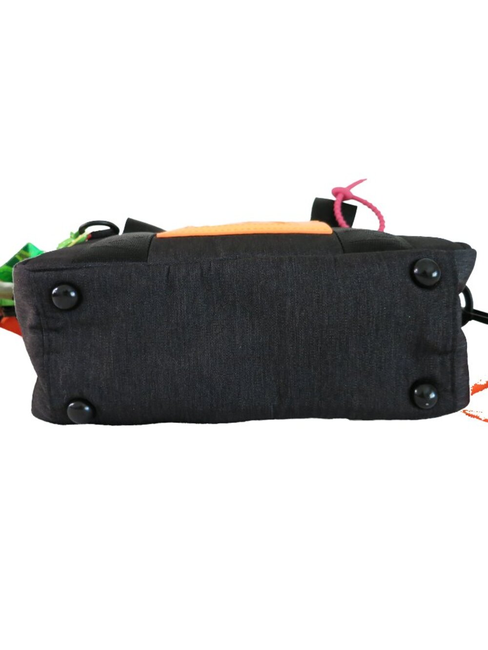PEARLY GATES Japan Black ACADEMY STYLE Happy Face Charm GOLF Cart Locker Bag - Picture 8 of 16